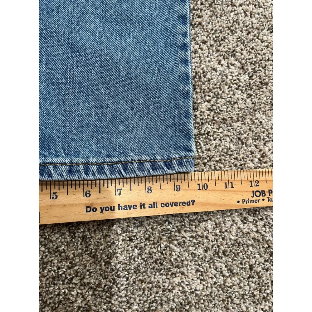 Levis 517 Bootcut Jeans Mens 38x34 Medium Wash Blue Denim 100% Cotton 517-0217 - Picture 6 of 8